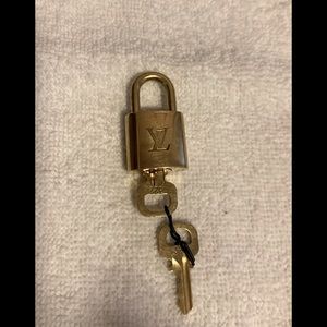 Authentic Louis Vuitton Lock and Key Set